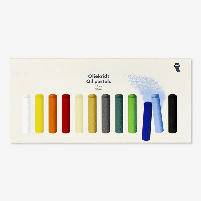 12-Color Oil Pastel Set For Bold, Blendable Artwork 1