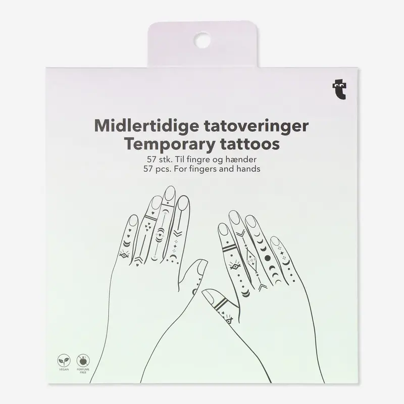 57-Piece Temporary Tattoo Set 1