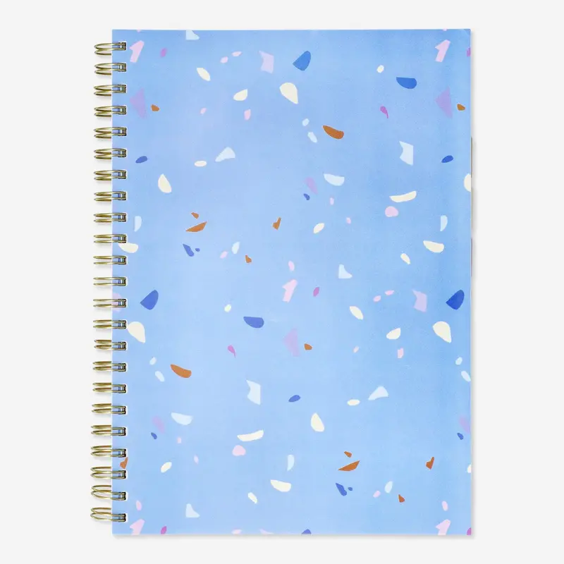 A4 Spiral Notebook With Bookmark Ribbons & Page Markers 1