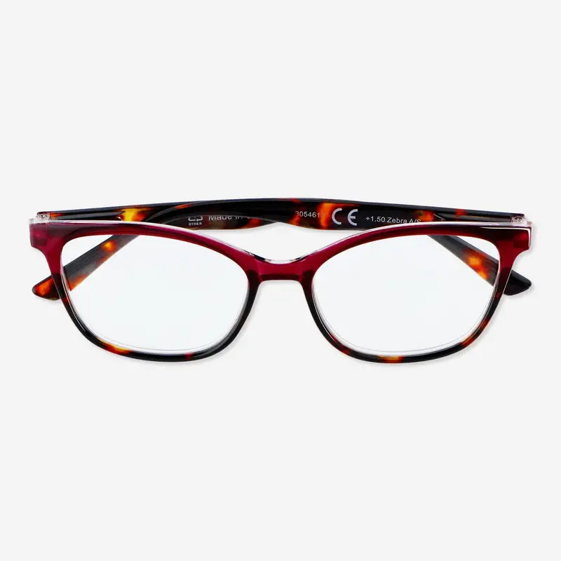 Classic Brown +2.5 Reading Glasses – Lightweight Frame 1