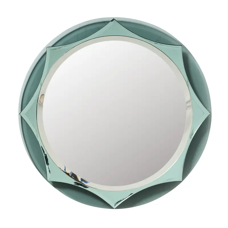 Cristal Arte Round Framed Wall Mirror 1