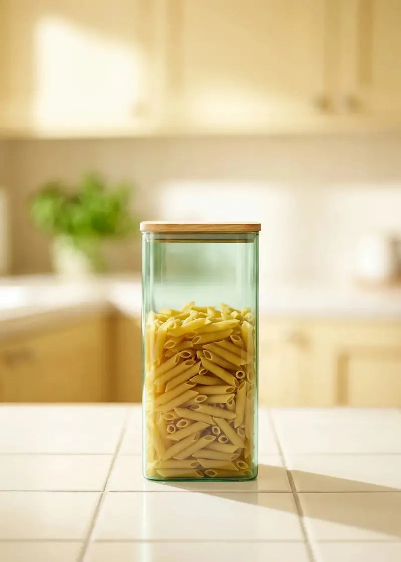 Designer Green Glass Storage Jar With Lid – 2.3 L 1