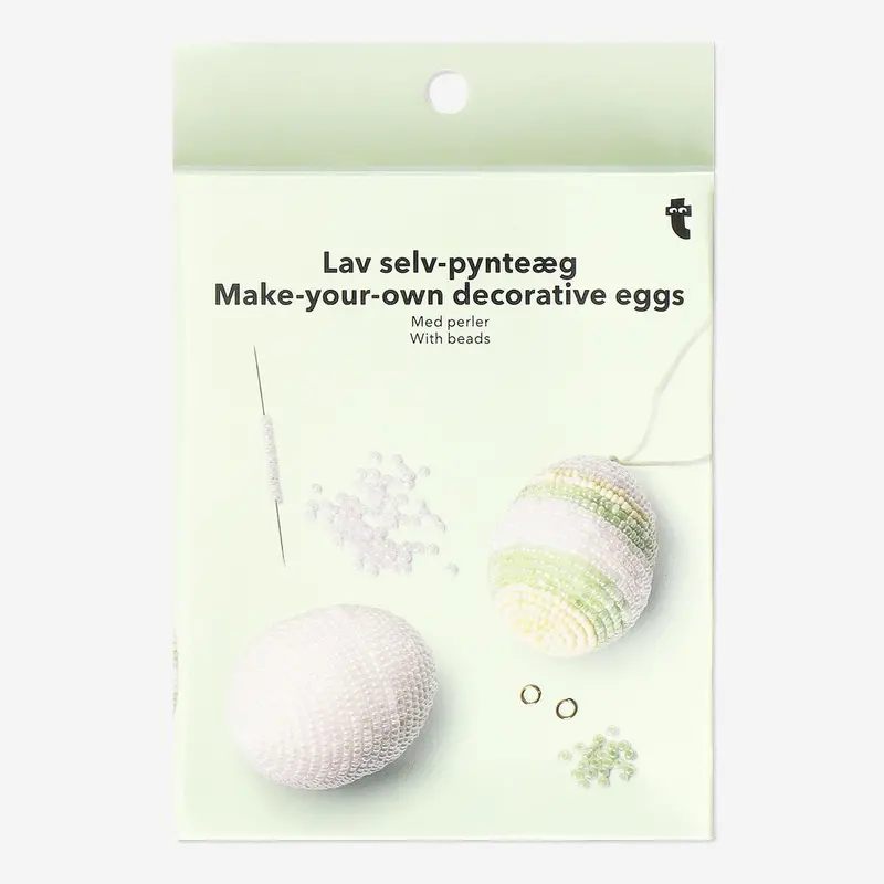 Diy Easter Egg Craft Kit With Glass Beads – Creative Activity Set 1