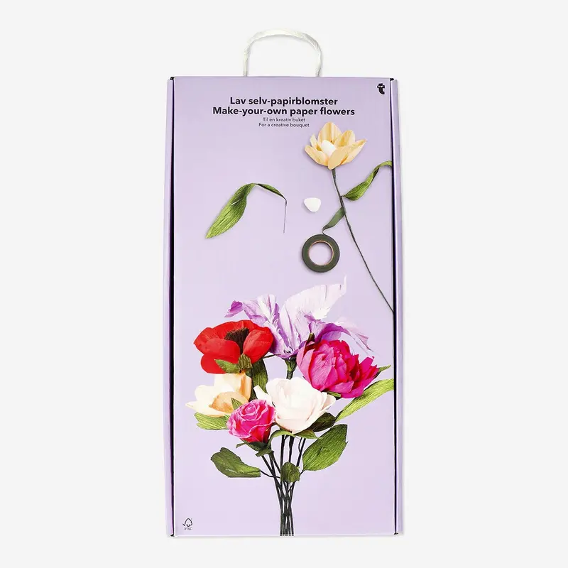 Diy Paper Flower Crafting Kit – Complete Set 1