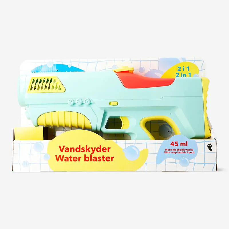 Dual-Function Green Water Blaster With Bubble-Spray Feature 1