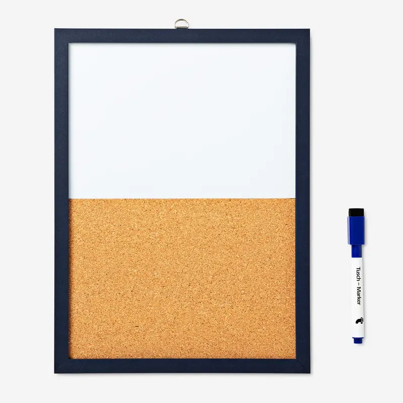 Dual-Function Noticeboard With Dry-Erase Marker Included 1