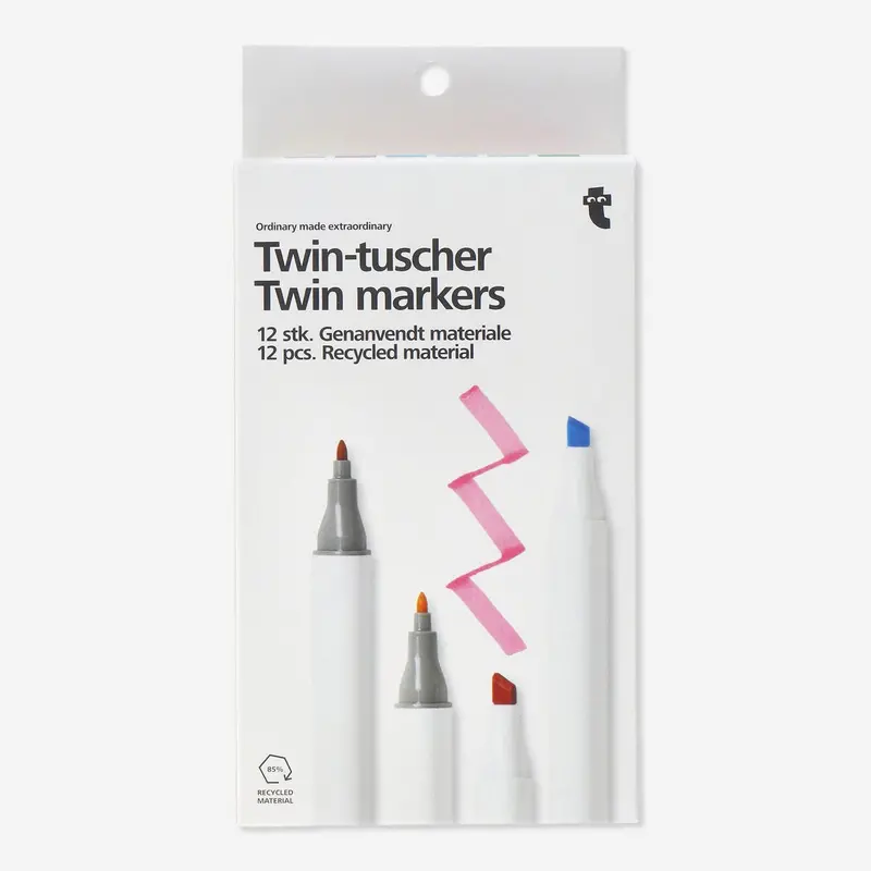 Dual-Tip Artist Markers – 12-Piece Assortment 1