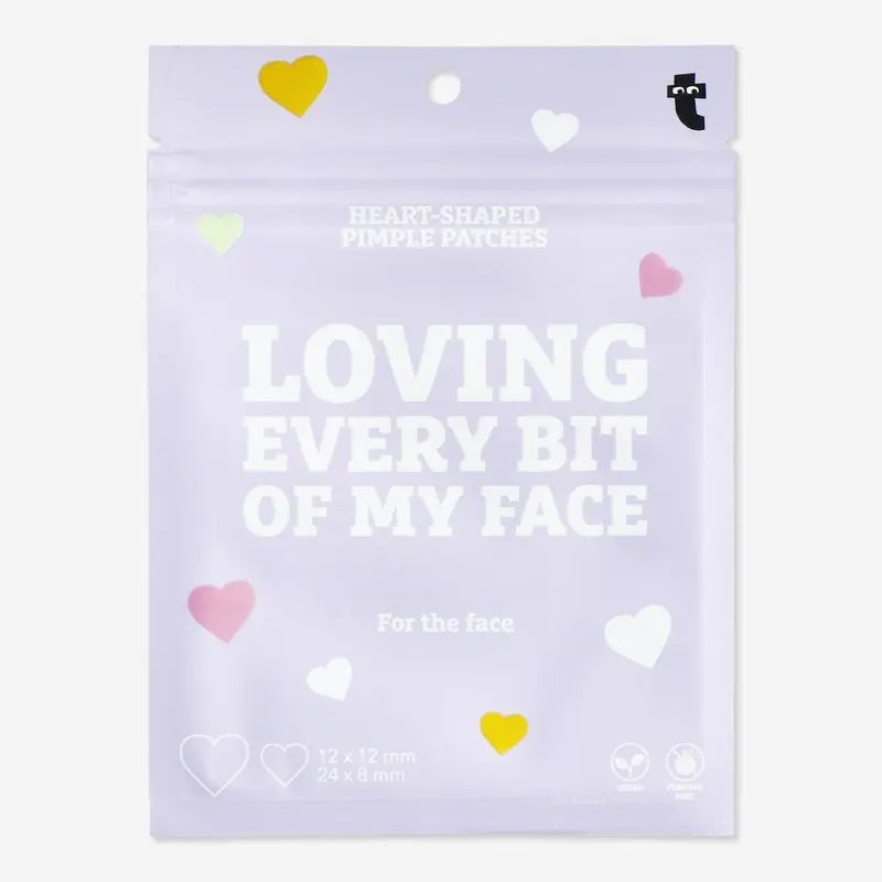 Heart-Shaped Acne Pimple Patches – Pack Of 36 1