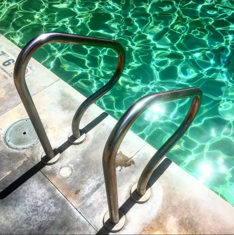Jock Mcdonald Archival Print: Pool, Havana, Cuba – Vintage Travel Series 1