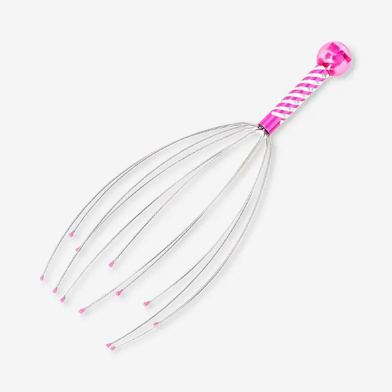 Pink Scalp Massaging Tool For Relaxation 1