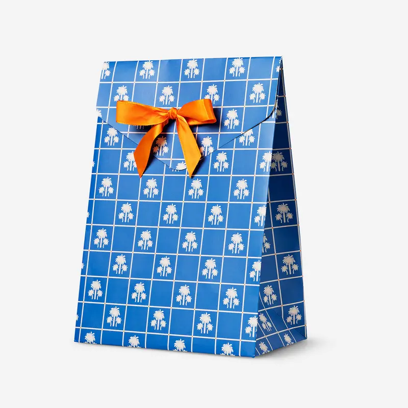Premium Blue Gift Box With Satin Ribbon – Ready-To-Gift Packaging 1