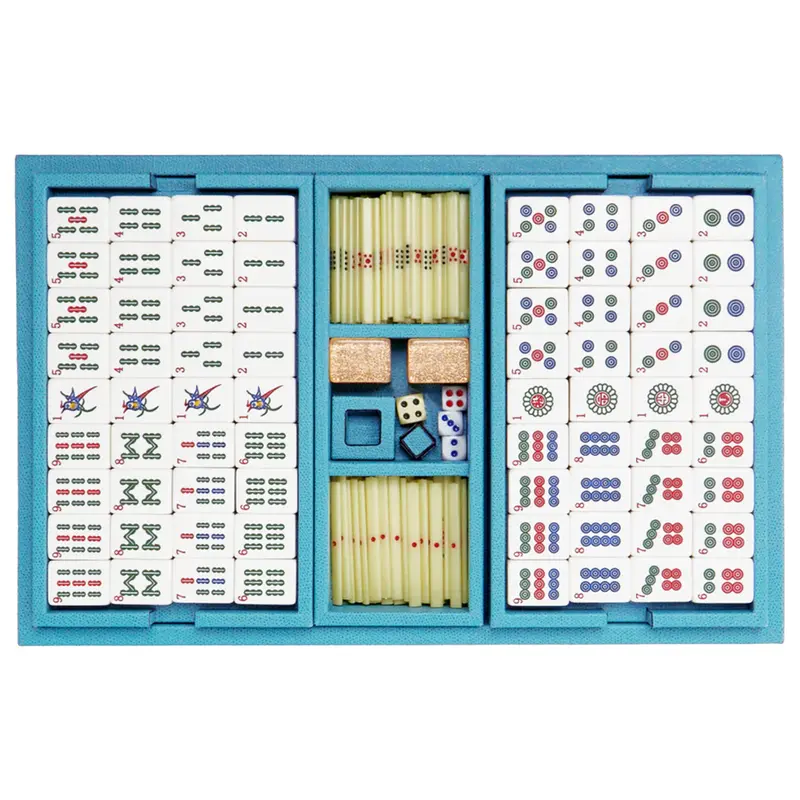 Premium Mahjong Set In Italian Leather By Giobagnara 1