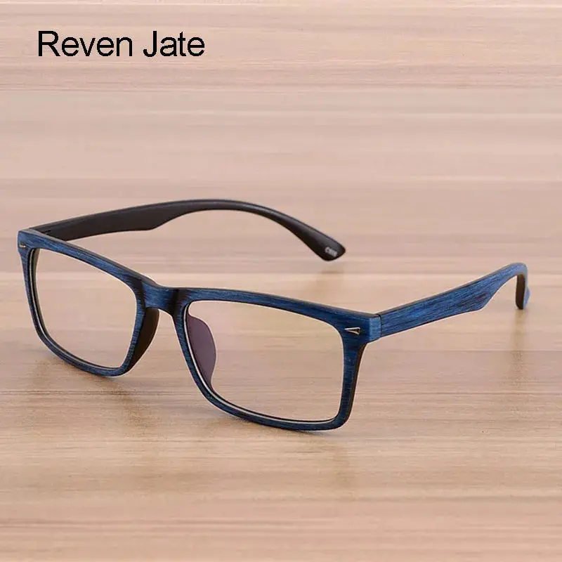 Unisex Wooden-Inspired Fashion Eyewear – Lightweight Wooden Pattern Frames 1