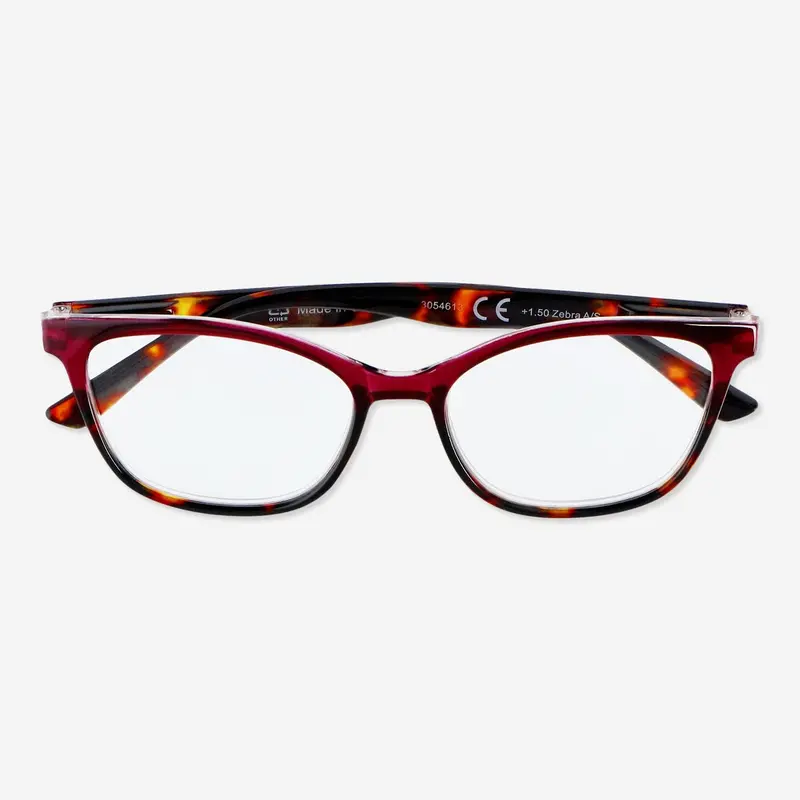 Warm-Tone +1.5 Reading Glasses – Stylish Brown Frame 1